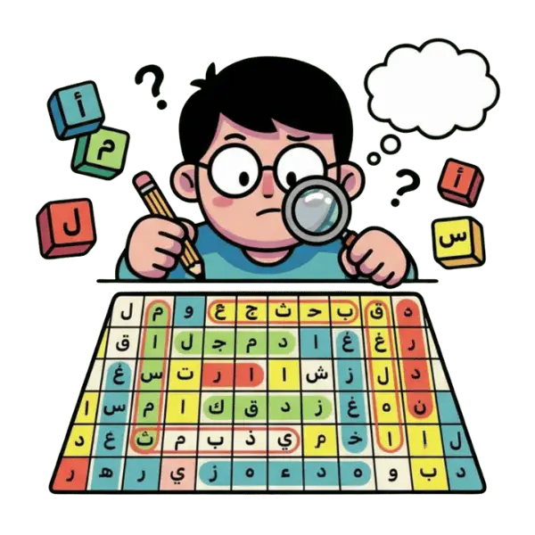 لعبة البحث عن الكلمات في منتدى المعارف